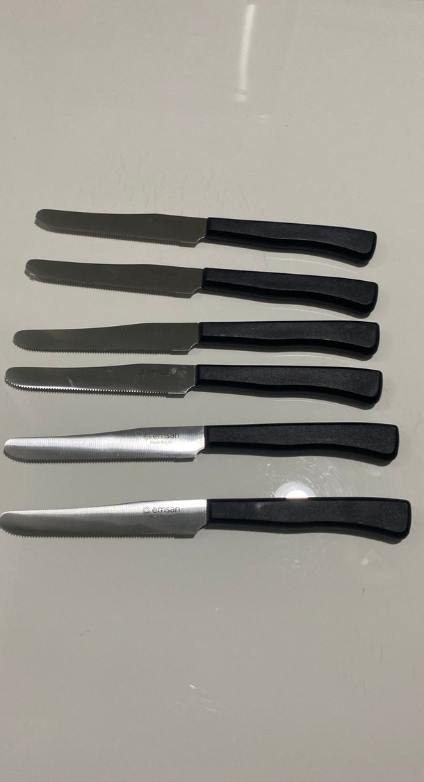 Siyah Bıçak Seti 6 Parça - Görsel 3