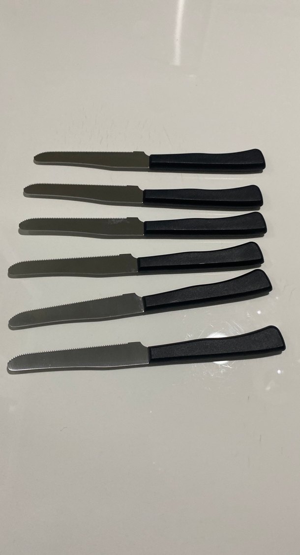 Siyah Bıçak Seti 6 Parça - Görsel 2