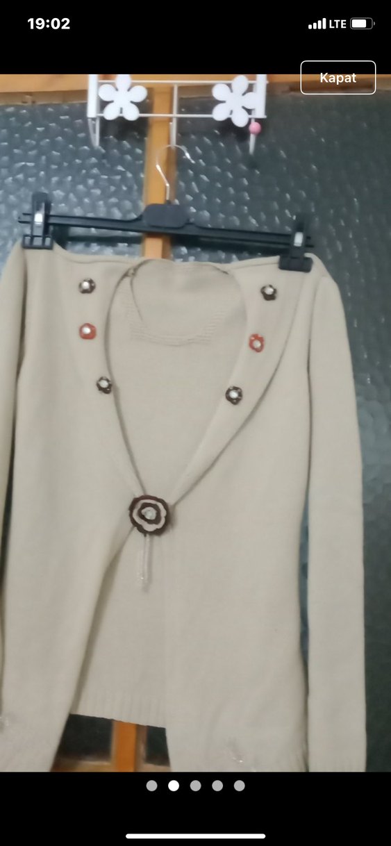 Şık kaliteli triko kazak - Görsel 2