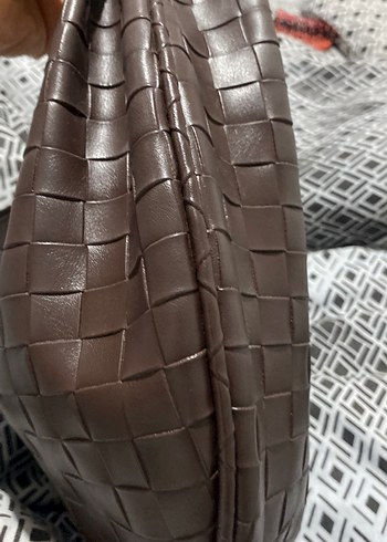 Deri Bohem Tarzı Fermuarlı Kahverengi Çanta - Görsel 4