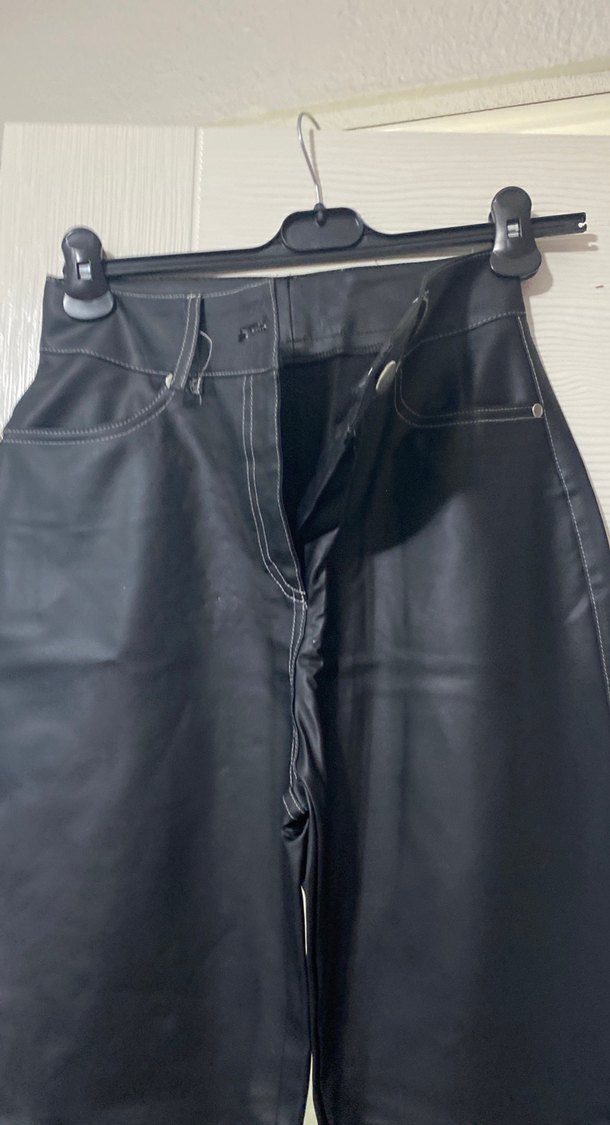 38 beden deri pantolon - Görsel 4