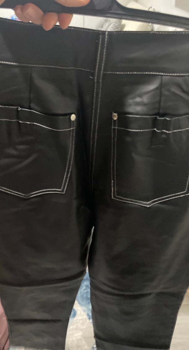 38 beden deri pantolon - Görsel 5