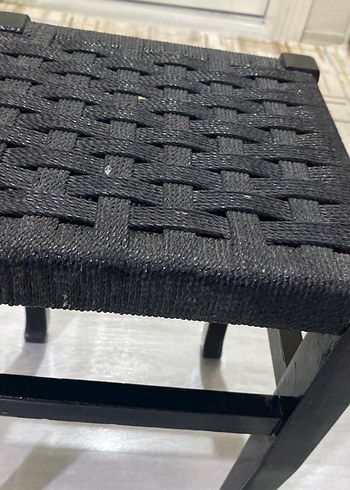 Siyah Örgülü Çocuk Sandalyesi - Görsel 3