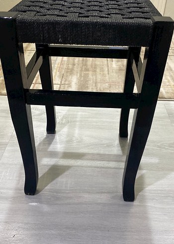 Siyah Örgülü Çocuk Sandalyesi - Görsel 2