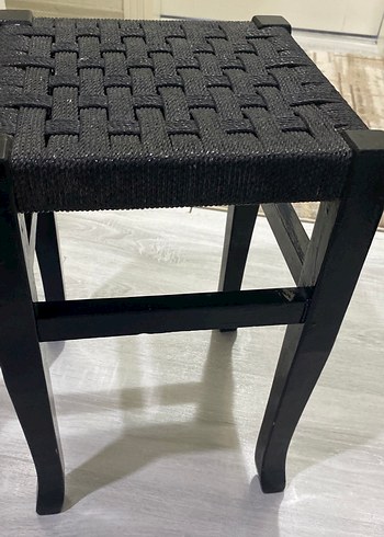 Siyah Örgülü Çocuk Sandalyesi - Görsel 4