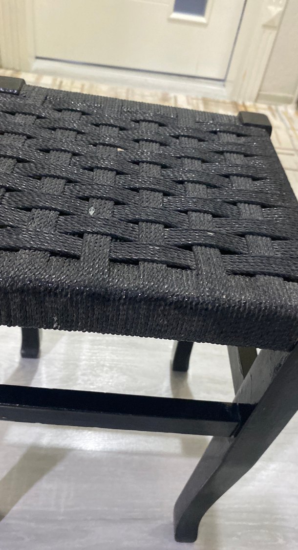 Siyah Örgülü Çocuk Sandalyesi - Görsel 3