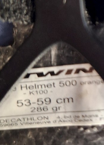 Turuncu Biker Motosiklet Kaskı Velcro - Görsel 7