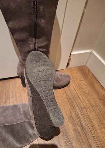 Kadın Vizon Süet Dizüstü Çizme - Görsel 6