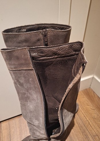 Kadın Vizon Süet Dizüstü Çizme - Görsel 5