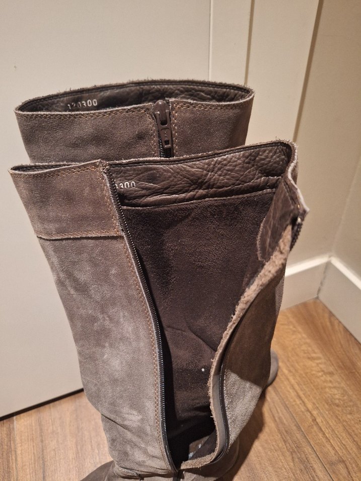 Kadın Vizon Süet Dizüstü Çizme - Görsel 5