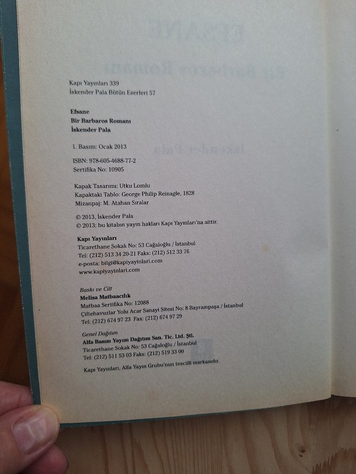 Efsane_Bir Barbaros Romanı İskender Pala - Görsel 3