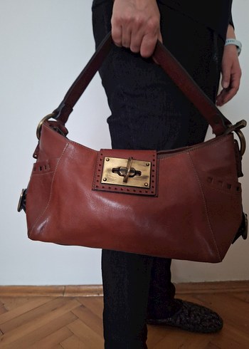 Vintage Bohem Deri Kadın Çantası - Görsel 15