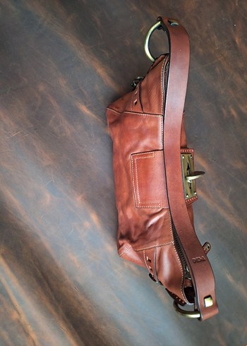 Vintage Bohem Deri Kadın Çantası - Görsel 6