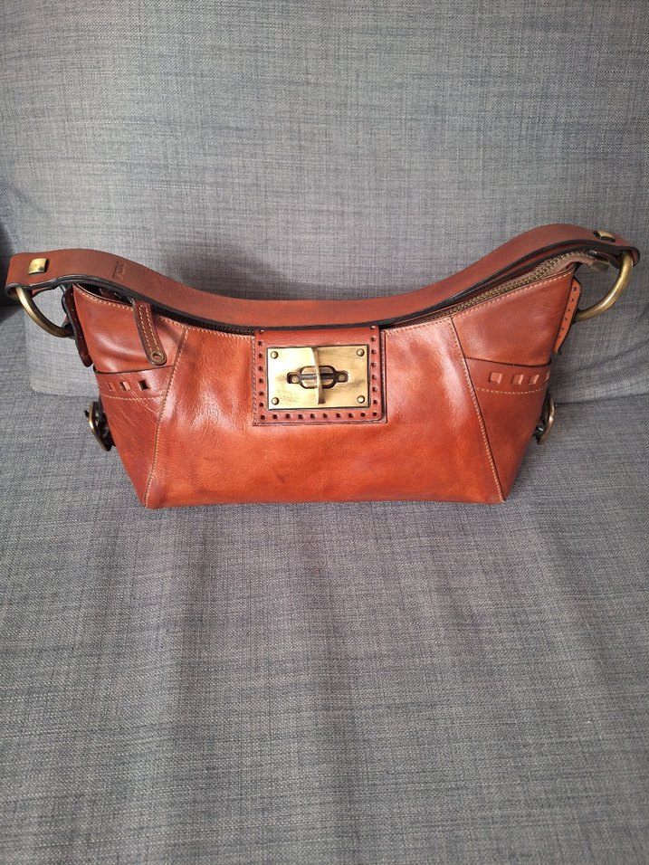 Vintage Bohem Deri Kadın Çantası - Görsel 2