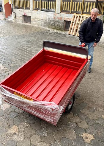 Kırmızı Çapa Makinası Araç 4x4 - Görsel 6