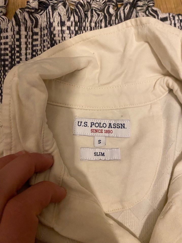 Erkek Beyaz Kısa Kollu Polo Yaka Tişört - Görsel 2