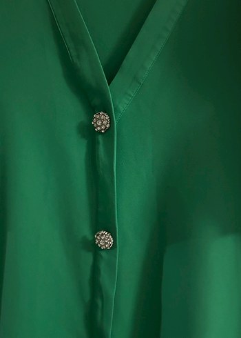 Gusto Yeşil Midi Elbise - Görsel 3