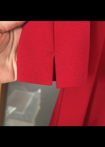 V Yaka Kadın Elbise - Görsel 4