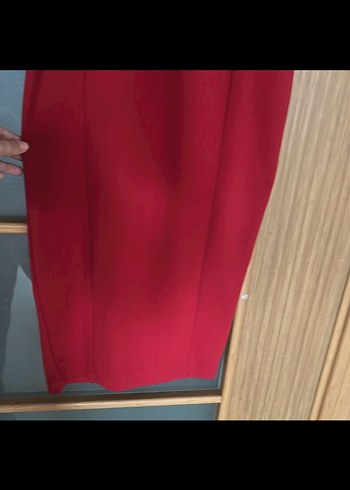 V Yaka Kadın Elbise - Görsel 2