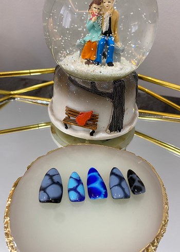 MIDNIGHT OCEAN JEL TAKMA TIRNAK ORTA BADEM - Görsel 2