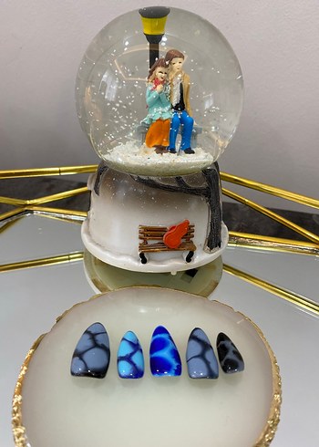 MIDNIGHT OCEAN JEL TAKMA TIRNAK ORTA BADEM - Görsel 5