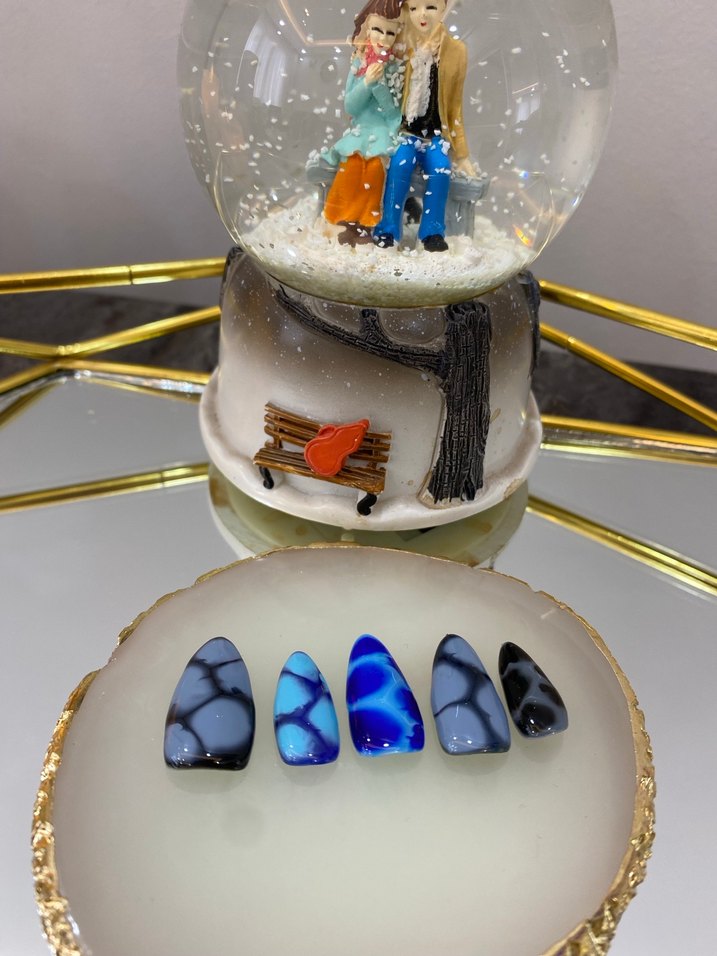 MIDNIGHT OCEAN JEL TAKMA TIRNAK ORTA BADEM - Görsel 2