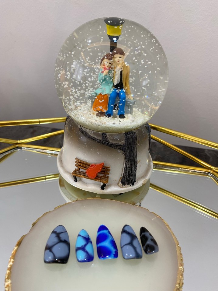 MIDNIGHT OCEAN JEL TAKMA TIRNAK ORTA BADEM - Görsel 3