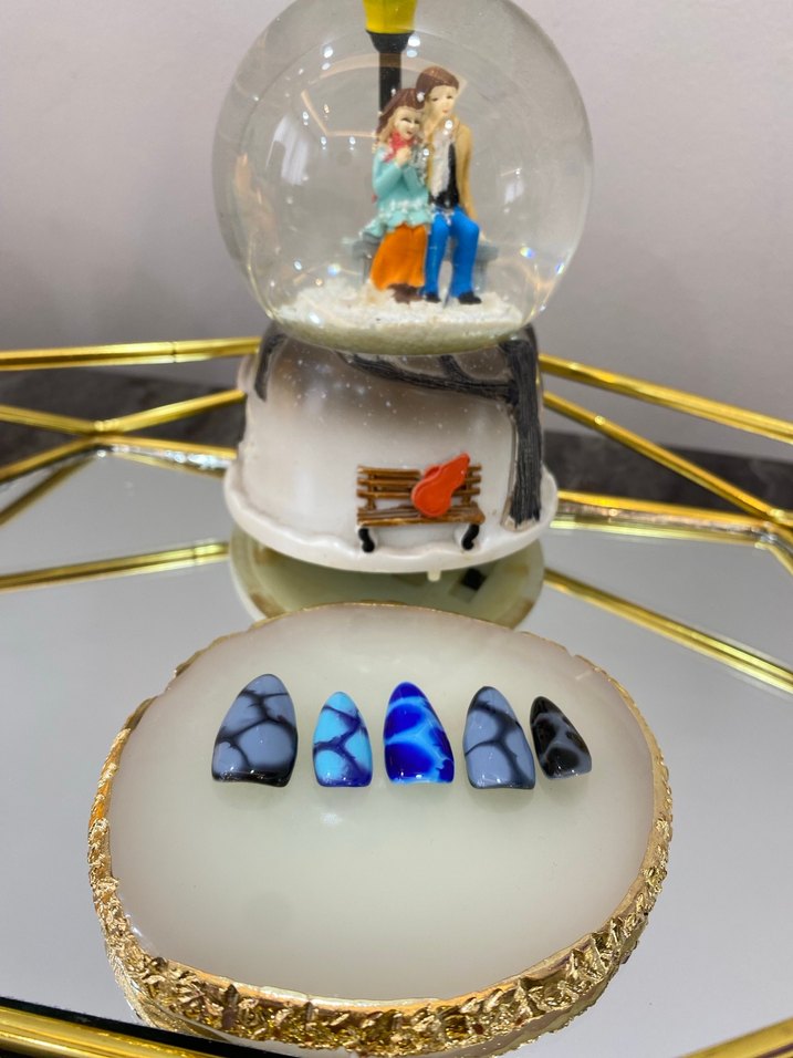 MIDNIGHT OCEAN JEL TAKMA TIRNAK ORTA BADEM - Görsel 4