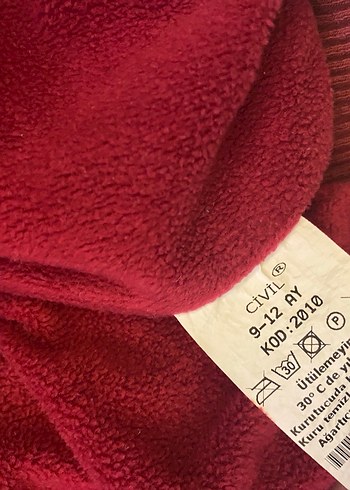 Civil İçi Polarlı Kız Bebek Yelek - Görsel 2