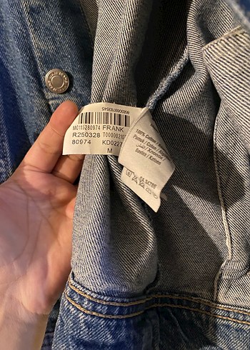 Düğmeli Mavi Erkek Denim Ceket - Görsel 4