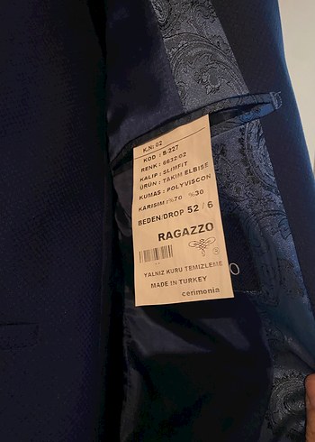 Lacivert Erkek Ofis Takım Elbise Ceketi - Görsel 5