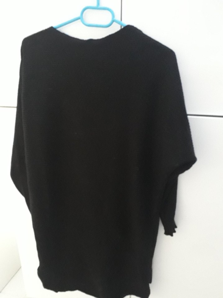 Siyah Uzun Kollu Kadın Triko - Görsel 5