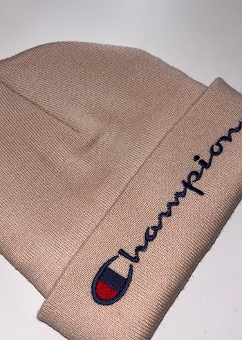 Champion Bej Kadın Örgü Yün Bere - Görsel 5