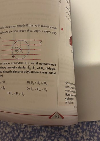 AYT Fizik Video Konu Anlatımlı Soru Fasikülü Elektrik Manyetizma - Görsel 3