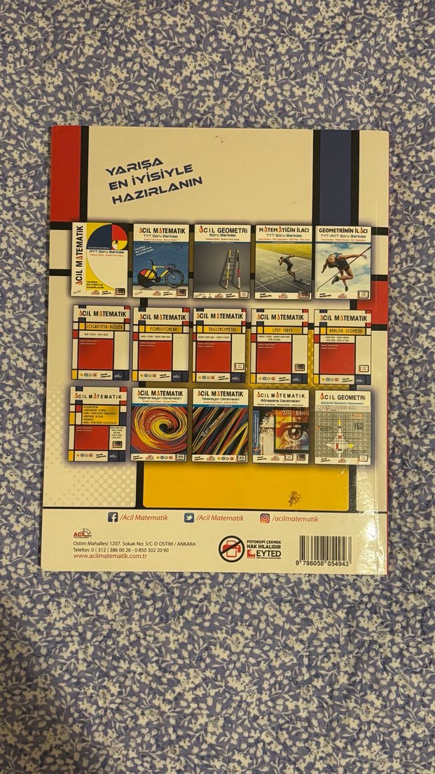 Acil Matematik Problemler Konu Özetli Soru Bankası - Görsel 2