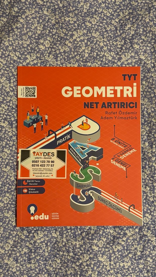 TYT Matematik Net Artırıcı Test Kitabı + Geometri kitabı hediye - Görsel 3