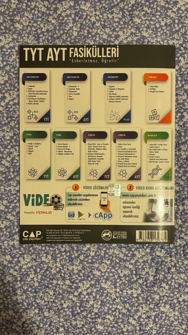 Kimya Video Konu Anlatımlı Soru Fasikülü (Sıvı Çözeltiler) - Görsel 2