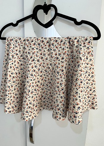 Çiçek baskılı büzgülü takım - Görsel 4