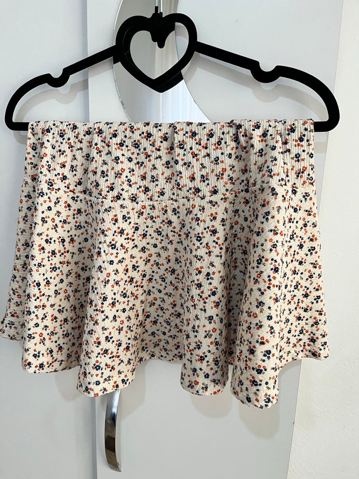 Çiçek baskılı büzgülü takım - Görsel 4