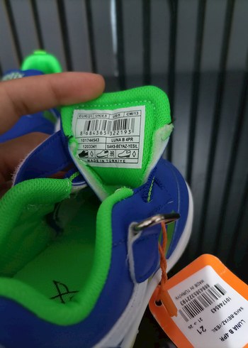 Mavi Renkli Erkek Çocuk Spor Ayakkabı - Görsel 3