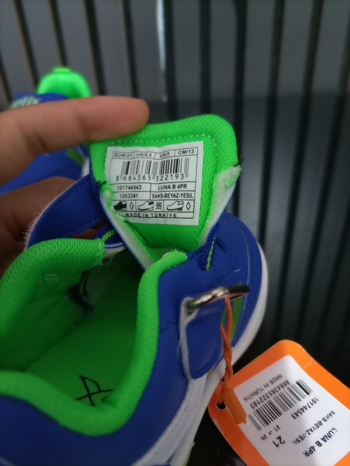 Mavi Renkli Erkek Çocuk Spor Ayakkabı - Görsel 3