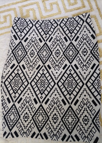 Bohem Gri Desenli etek - Görsel 2