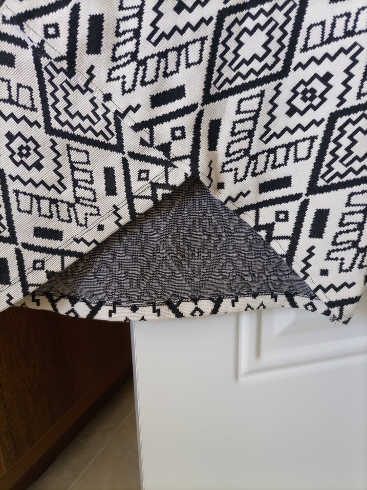 Bohem Gri Desenli etek - Görsel 3