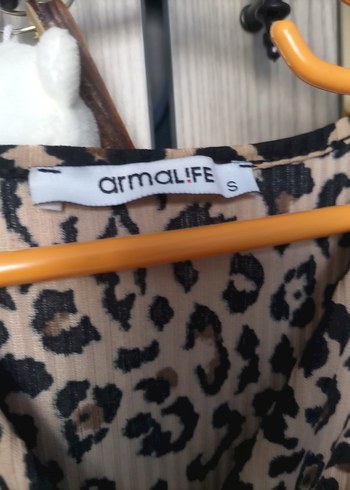 Leopar Desenli yarım Kollu Kadın Elbise - Görsel 5