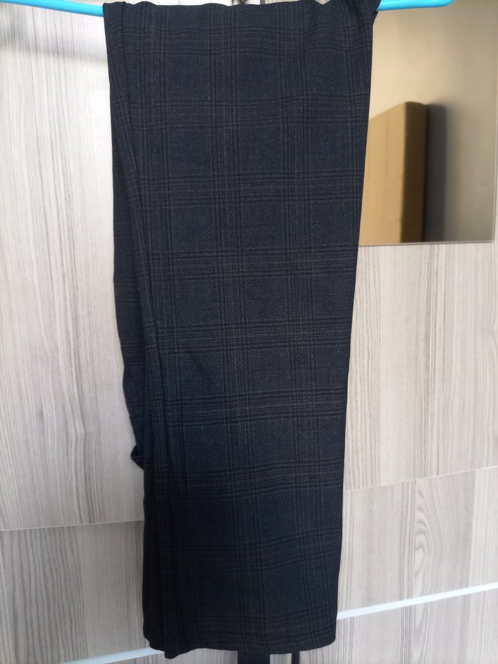 Kadın Gri Pilili Kumaş Pantolon - Görsel 2