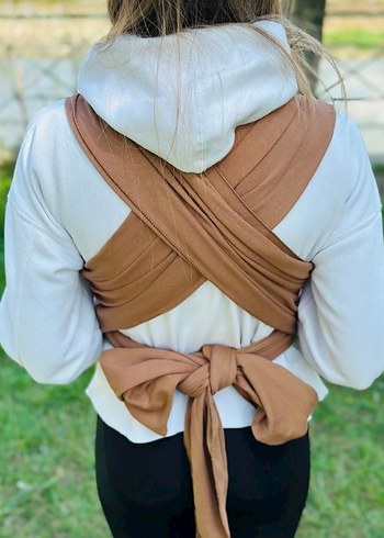 Bej Bebek Kanguru Sling - Görsel 4