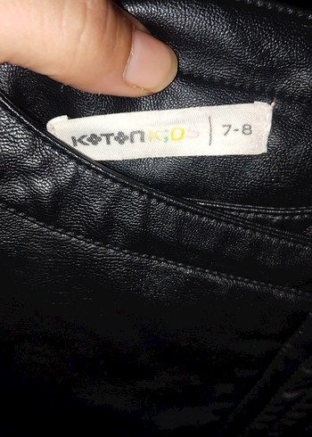 Kadın Siyah Deri Kürklü Biker Ceket - Görsel 2