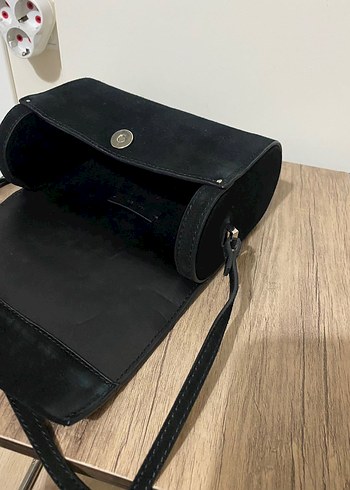 Siyah Süet Çanta - Görsel 3