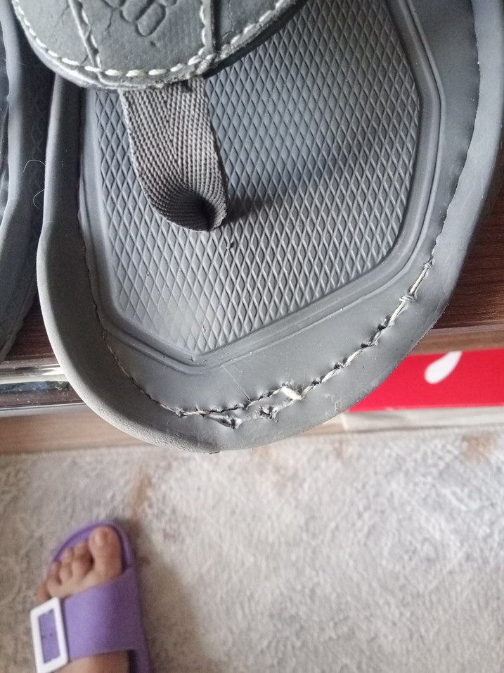 Gri Siyah Erkek Günlük Toka Detaylı Terlik - Görsel 5