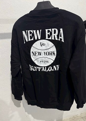 Siyah Baskılı Erkek Sweatshirt - Görsel 2